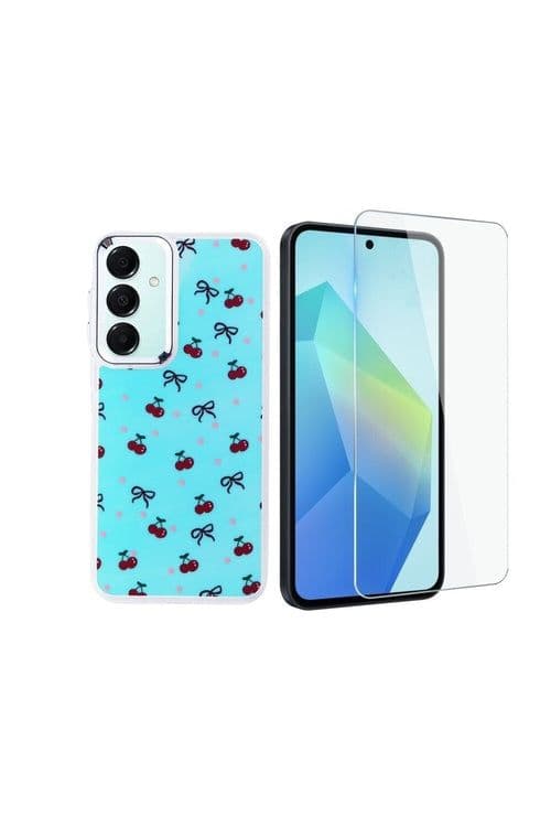 image-Samsung Galaxy A55 Case Hadra WRX Luxury Patterned Cover + Nano Screen