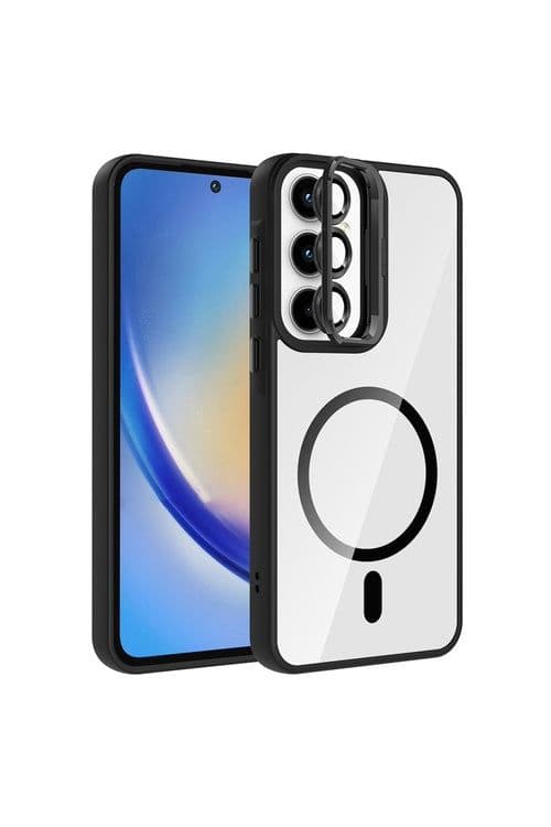 image-Samsung Galaxy A55 Case with Etro Stand and Free Lens