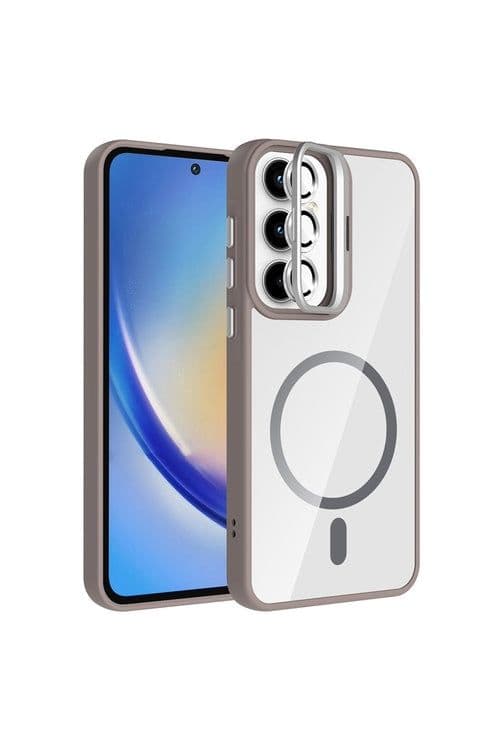 image-Samsung Galaxy A55 Case with Etro Stand and Free Lens