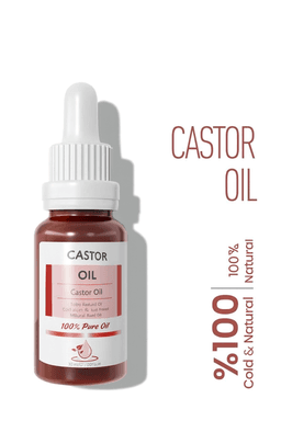 image-Castor Oil 100 Percent Pure and Natural Cold Pressed 20 Ml