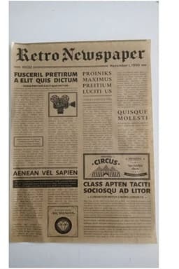 image-50 Pack Vintage Newspaper Pattern Wax Paper Mixed Design Food