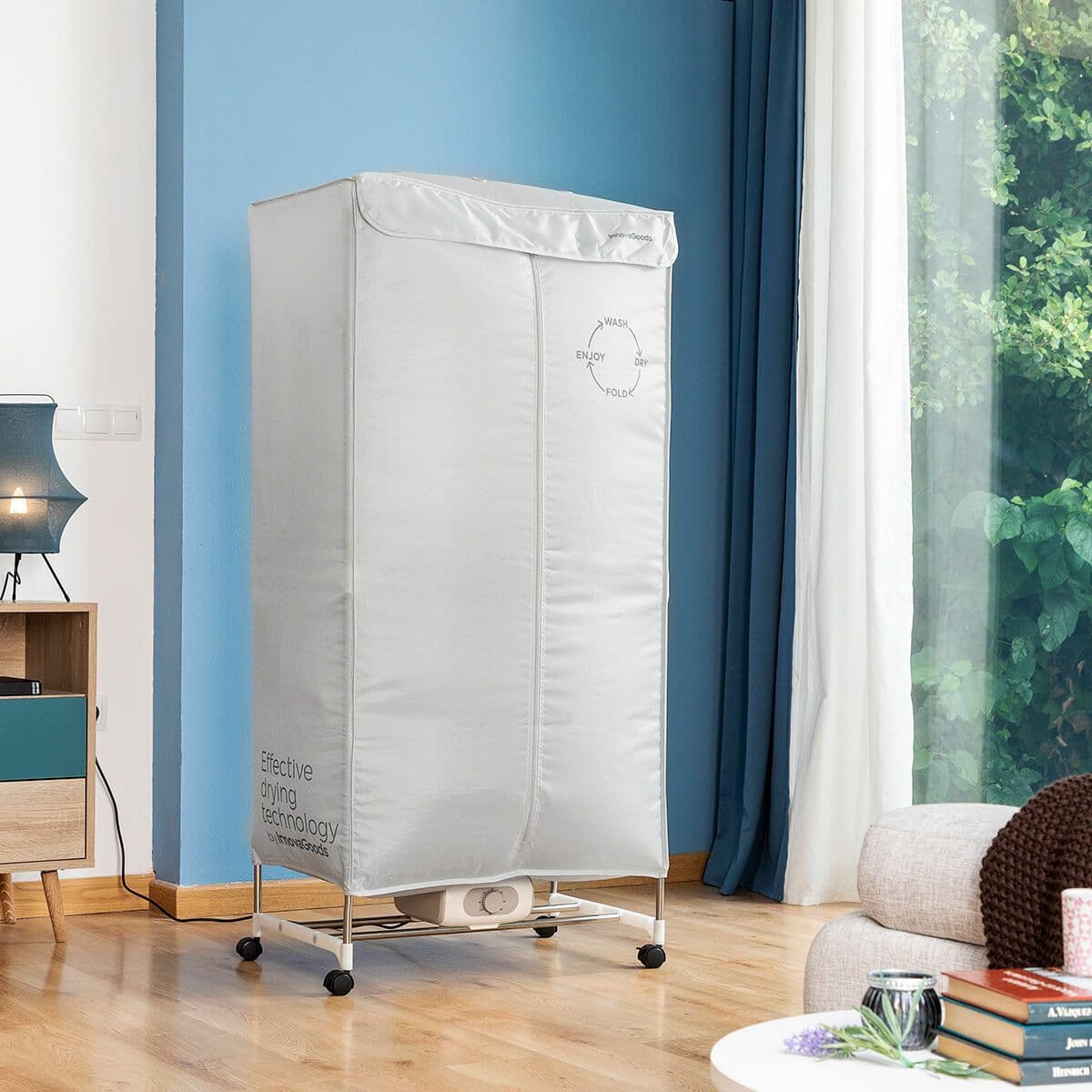 image-Portable Electric Dryer with 2 Levels Dupledry InnovaGoods 1200 W