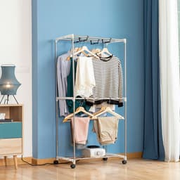 image-Portable Electric Dryer with 2 Levels Dupledry InnovaGoods 1200 W