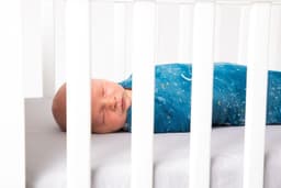 image-ORGANIC SWADDLE SET - FLY ME TO THE MOON (Starry Night + Hot Air