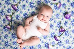 image-ORGANIC SWADDLE SET - GLOWING GARDEN (Sunflower + Blue Butterfly)