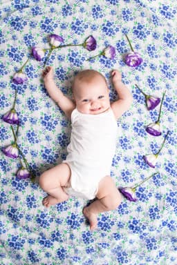 image-ORGANIC SWADDLE SET - GLOWING GARDEN (Sunflower + Blue Butterfly)