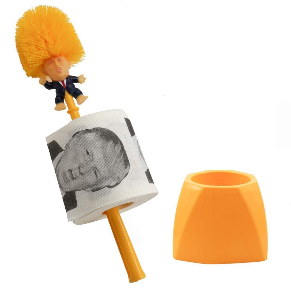 image-Donald Trump Toilet Brush Set