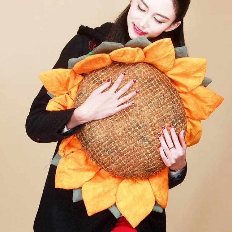 image-Sunflower Pillow