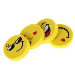 image-Smiling Face Eraser 4pcs