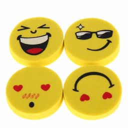 image-Smiling Face Eraser 4pcs
