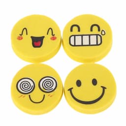 image-Smiling Face Eraser 4pcs