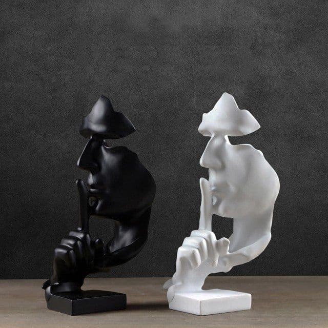 image-Silence Resin Statue
