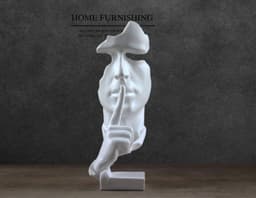 image-Silence Resin Statue