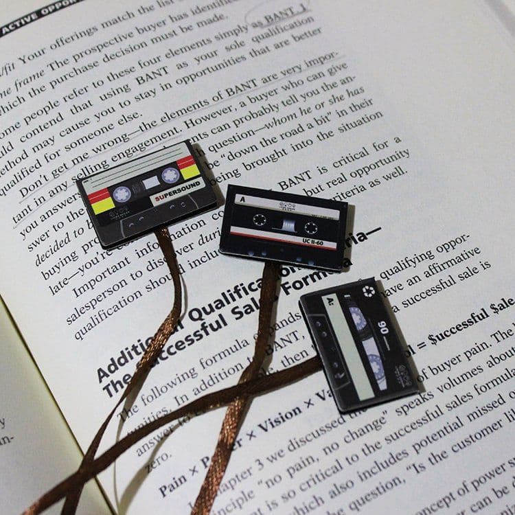image-Cassette Bookmarks