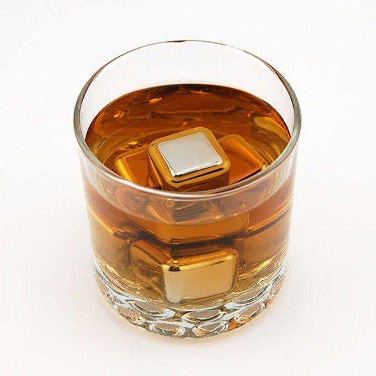 image-Stainless Steel Ice Cubes