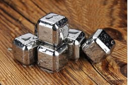 image-Stainless Steel Ice Cubes