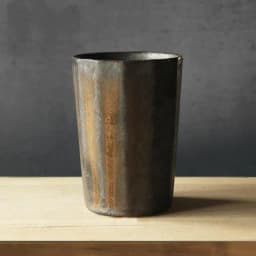 image-Handmade Multi-faceted Line Coffee Mug