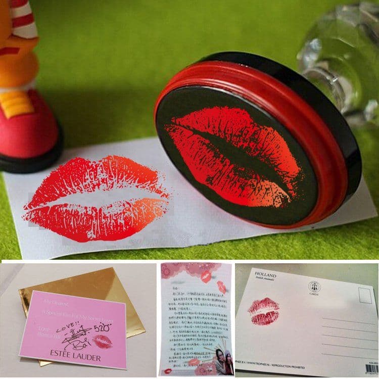 image-Self Inking Kiss Stamp