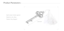image-Key Shaped Bottle Opener
