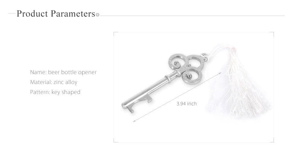 image-Key Shaped Bottle Opener