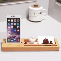 image-Bamboo Desktop Organizer