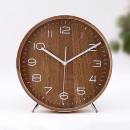 image-Minimalist style Wood Clock