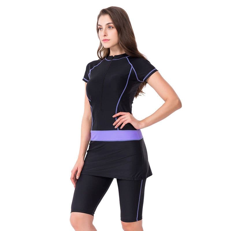 image-Trisass Women's Sports Swimsuit 3XL Blue