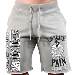 image-Muscle fitness brothers men's sports running leisure personality big printing cotton stretch shorts one drop