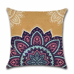 image-Cushion Cover Marrakech - Brown & Purple