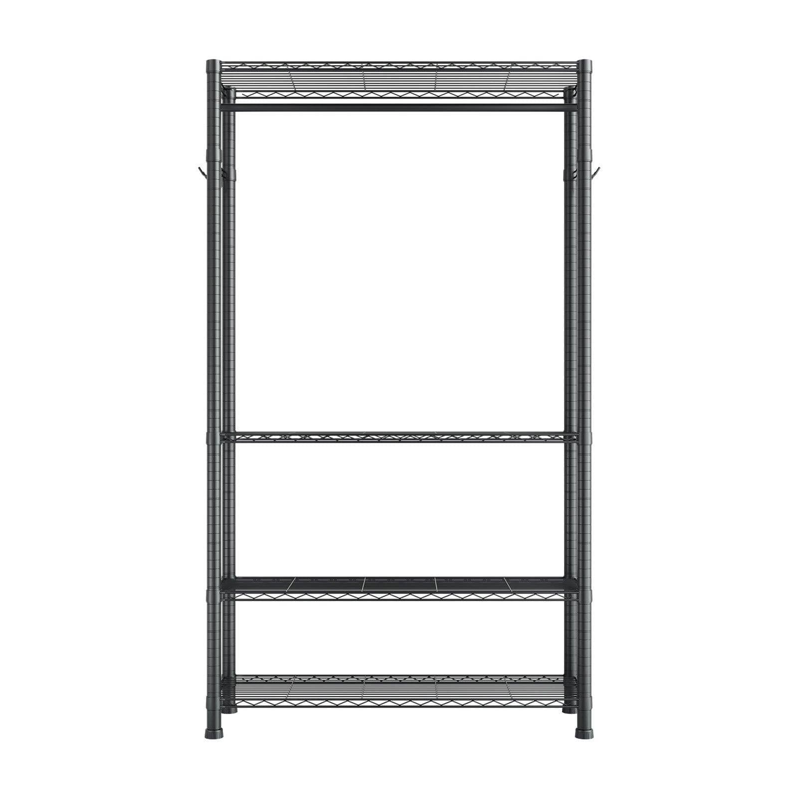image-VEVOR Heavy Duty Clothing Rack - 4-Tier Carbon Steel 500lbs