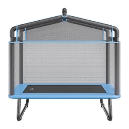 image-VEVOR 6FT Trampoline for Kids, 72" Indoor/Outdoor Toddlers Trampoline, Mini Baby Trampoline with Safety Enclosure Net, Gymnastics Bar, Hammock, Recreational Trampoline Birthday Gift for 3+ Years Kids