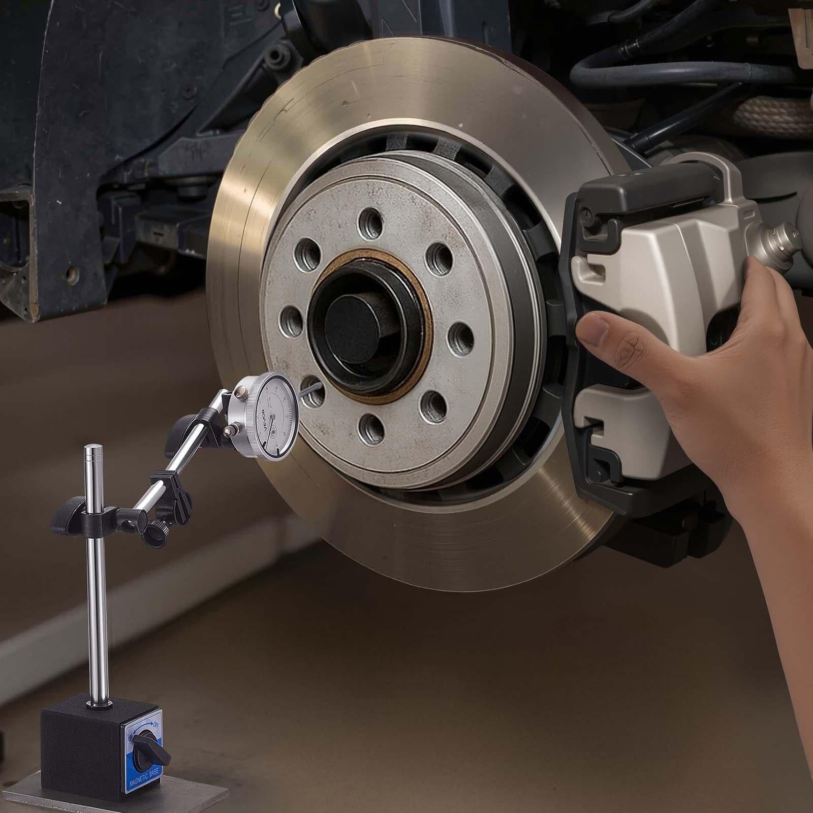 image-VEVOR Dial Test Indicator, 0.001 inch Accuracy, 0-1 inch Measuring Range, Easy to Read Large Dial, Professional for Internal Diameter Measurement, Runout Detection, Flatness Inspection