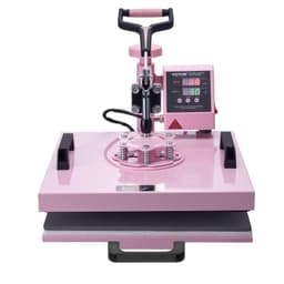 image-VEVOR Heat Press Machine, 15 x 15 inch, 8 in 1 Heat Transfer Machine with 6-30 oz Tumbler Press, 360° Swing Away T-Shirt Pressing, Digital Precise Control, for T-Shirts/Mugs/Hats/Plates, Pink