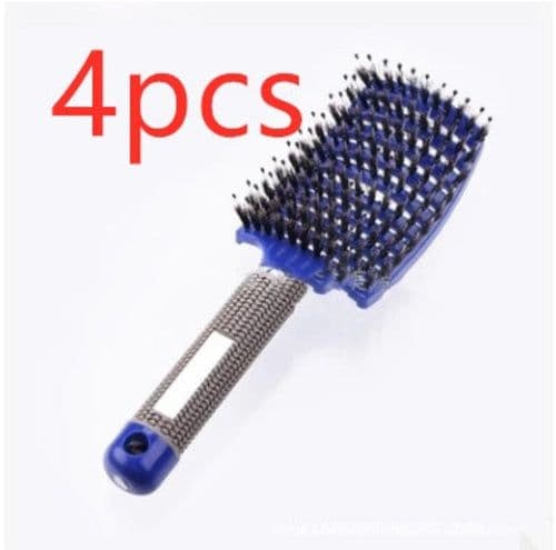 image-Bristle Hair Brush - Detangler Massage Comb