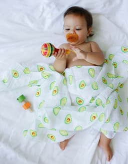 image-ORGANIC SWADDLE SET - FIRST FOODS (Avocado + Carrot)