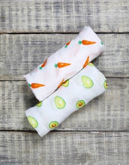 image-ORGANIC SWADDLE SET - FIRST FOODS (Avocado + Carrot)