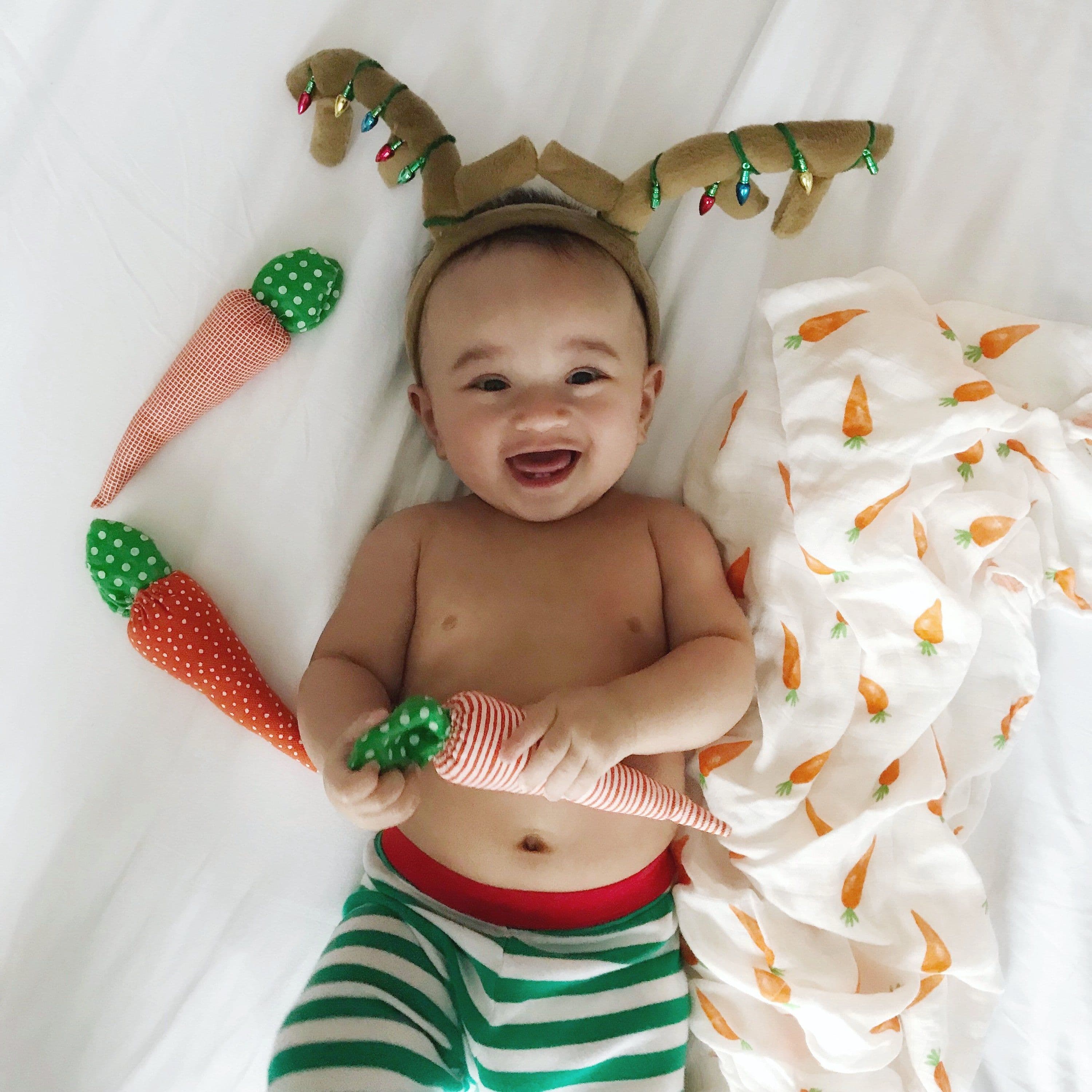 image-ORGANIC SWADDLE SET - FIRST FOODS (Avocado + Carrot)