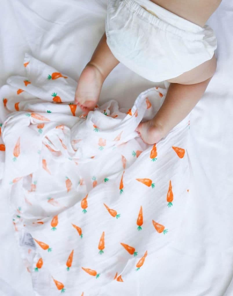 image-ORGANIC SWADDLE SET - FIRST FOODS (Avocado + Carrot)