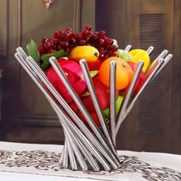 image-Stainless Steel Fruit Dish