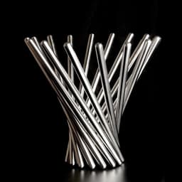 image-Stainless Steel Fruit Dish
