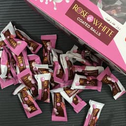 image-Rose & White Coated Balls - Amazingly Delicious balls