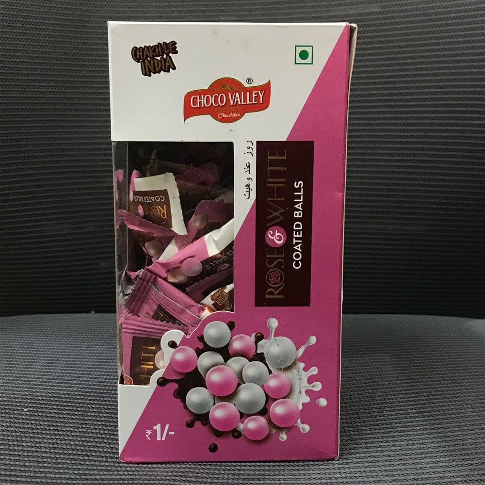 image-Rose & White Coated Balls - Amazingly Delicious balls