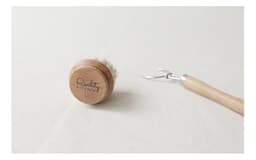 image-Eco-Friendly Beech Wood Handle Pot Brush with Durable Steel & Plastic