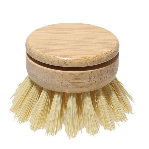 image-Eco-Friendly Beech Wood Handle Pot Brush with Durable Steel & Plastic