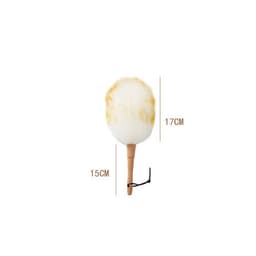 image-Premium Round Feather Dust Duster – Reusable & Gentle Cleaning for