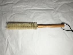 image-Premium Wooden Pan & Dish Cleaning Brush – Durable Stainless Steel &