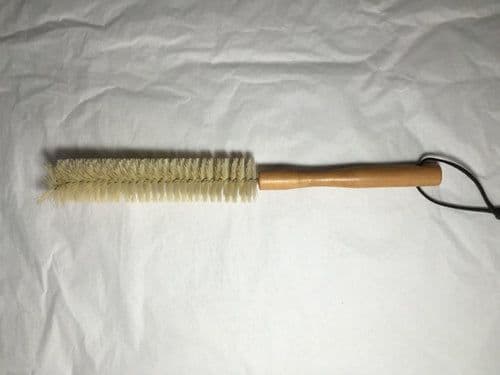 image-Premium Wooden Pan & Dish Cleaning Brush – Durable Stainless Steel &