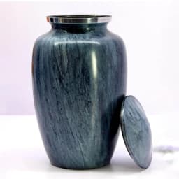 image-Aluminum Urn with Classic Stone Finish | Ritual Pot