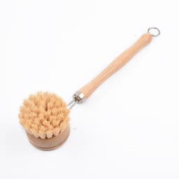 image-Japanese-Style Sisal Pot Brush – Natural Beech Wood Handle
