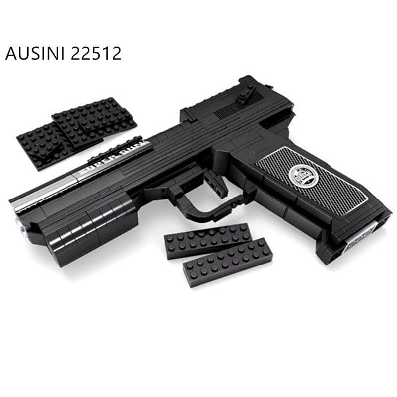 image-AUSINI Desert Eagle Pistol Building Blocks - 373PCS